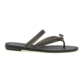 Ferragamo Schoenen, Dames, Zwart, 36 EU, Jealsa Teenslippersandaal