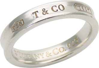 Tiffany & Co. Silver Aluminum Silver 925 Band Ring (Pre-Owned)