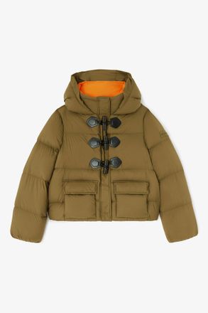 Ganni Mini Puffer in Future Nylon - Size 10/12 Green