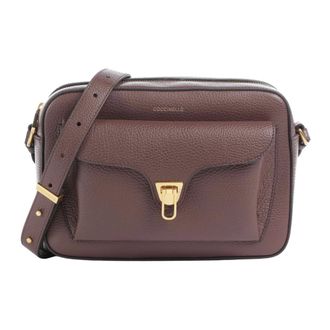 Coccinelle Beat Soft Large Crossbody Bag - Dames - Schoudertassen - Bruin - ONE Size - Leer - Tassen