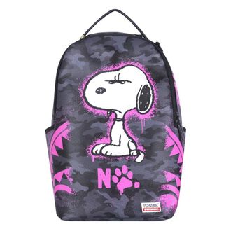 Sprayground Backpacks, female, Multicolor, Size: ONE SIZE Zaino Snoopy Pink Stencil