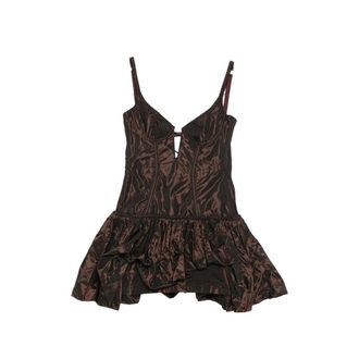 Maria Lucia Hohan Ayna Corset-style Ruffled Mini Dress
