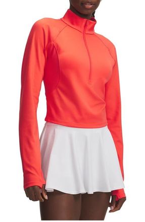 Under Armour Merdian Half Zip Pullover in Venom Red //Venom Red at Nordstrom, Size Medium