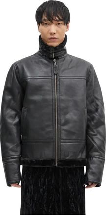 Alpha Industries Leather Jassen - Heren - Leren en Su&egrave;de Jassen - Zwart - L - Jassen