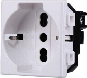 Trade Shop Trade Shop - Serie Bticino Frutti Matix Compatibile Presa Schuko Lan Pulsante Deviatore Usb