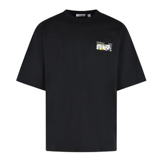 Off-white Industrial Arrow Cotton T-shirt - male - Off White - T-Shirts - Black - XL - Tops