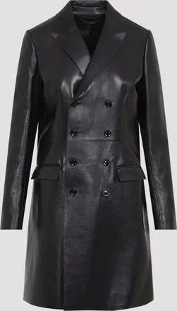 Tom Ford zijdeachtig Guanteria leren jack