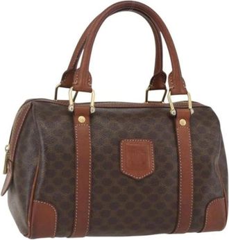 Celine Pre-owned Handbags, female, Brown, Size: ONE SIZE Pre-owned Canvas Handbag