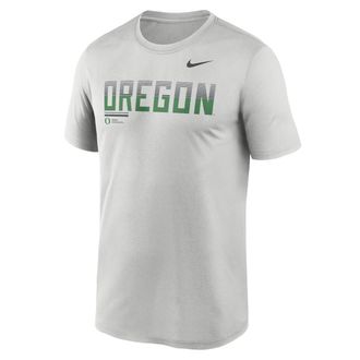Nike Oregon Sideline Legend Nike Mens Dri-FIT College T-Shirt in Grey | 02TI0BBUON-7SB