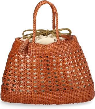 Dragon Diffusion Womens Shoulder Bag Santa Cano Buff Leather