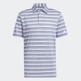 adidas Poloshirt ADIDAS PERFORMANCE 2 COLOR STRIPE, Herren, Gr. XXL, weiss (grau three, wei&szlig;), Obermaterial: 100% Polyester, Shirts Poloshirt, klassischer St