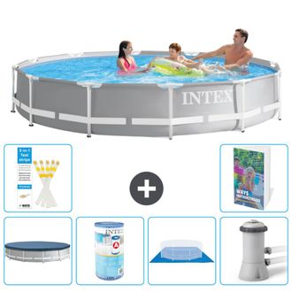 Intex Piscina Prism Frame Redonda - 366x76 Cm - 7-piezas S167