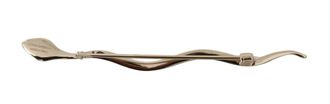Dolce & Gabbana Silver Brass Crystal Spilla Serpente Brooch Pin Accessory
