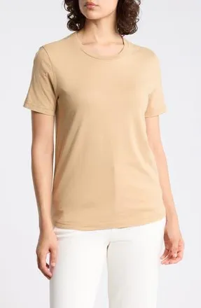 AG - Adriano Goldschmied Short Sleeve T-Shirt in Natural Beige at Nordstrom Rack, Size X-Small