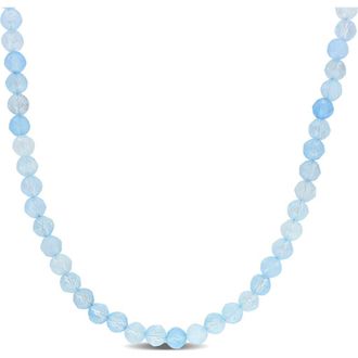 Delmar Fancy Cut Beaded Necklace in Aquamarine at Nordstrom Rack