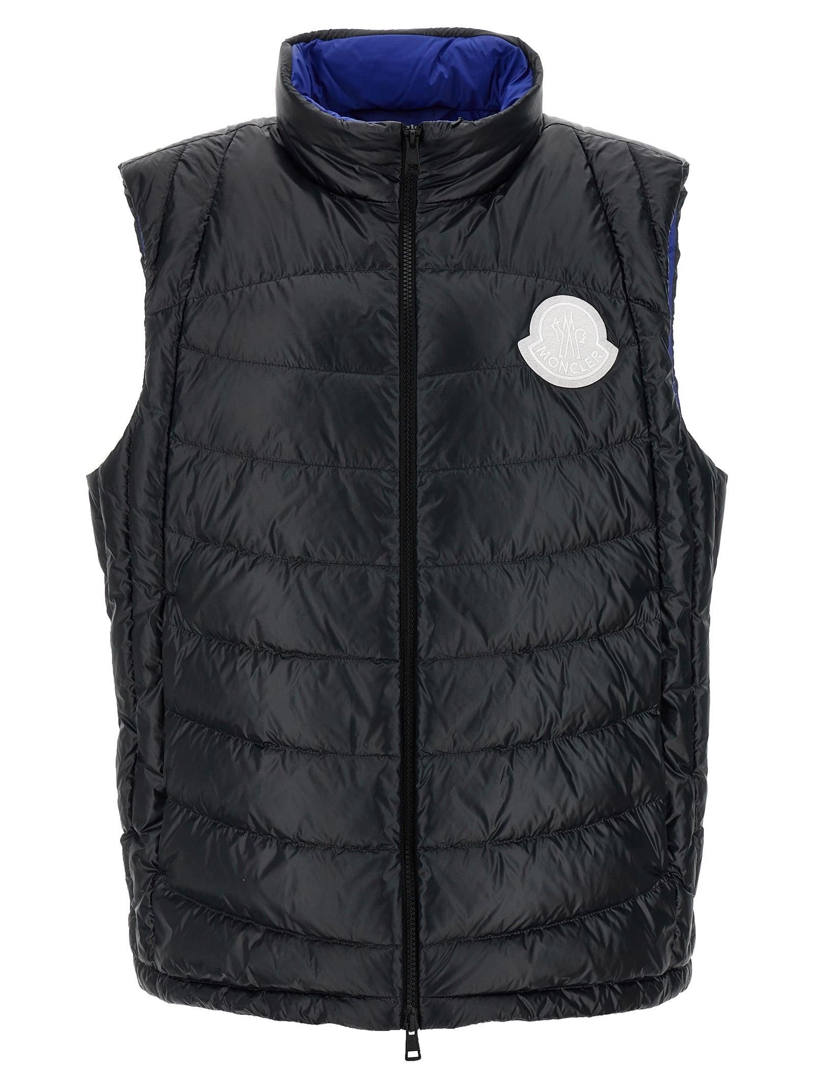 MONCLER｜SLEEVELESS (8P00004 89AKA F07) Moncler: Black Down Vests now up to −27% | Stylight