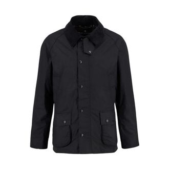 Barbour Ashby Wax Jacket - - Jackets - Uomo - Nero - L