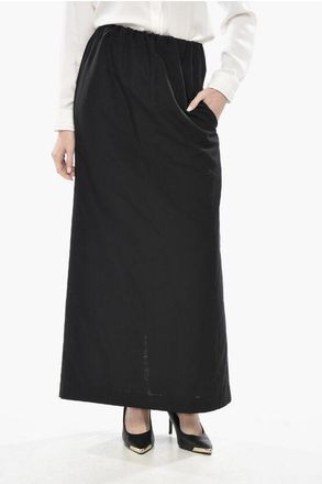 The Row Cotton Maxi Pencil Skirt SAUL size 38