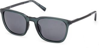 Timberland TB00087 Polarized 92D Mens Sunglasses Blue Size 55