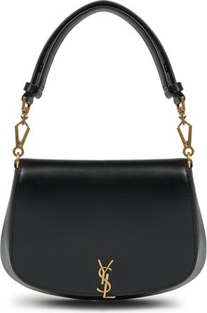 Saint Laurent Black Voltaire Small Shoulder Bag
