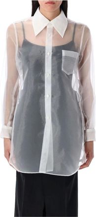 Comme Des Garçons Mujer, Blusas y Camisas, Blanco, Talla: S