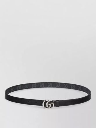 Gucci gg marmont reversible thin monogram belt