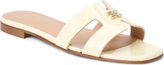Bruno Magli Fina Slide Sandal in Butter Patent at Nordstrom, Size 10.5