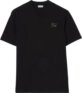 Burberry T-shirt Seth - Heren - T-shirts - Zwart - M - Tops