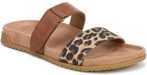 Vionic Elaine Slide Sandal in Tan Leopard at Nordstrom Rack, Size 9.5