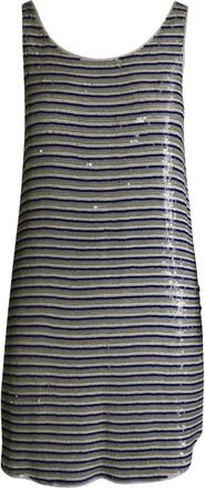 Theory Mini-jurk verfraaid met pailletten - Beige