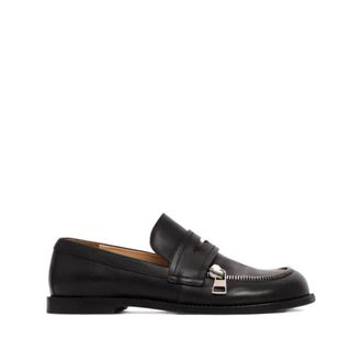 J.W.Anderson Loafers, female, Black, 6 UK, Biker Moccasin