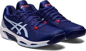 Asics WomenS Solution Speed Ff2 Shoes In Dive Blue Soft Sky