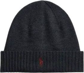 Ralph Lauren muts met logo antraciet
