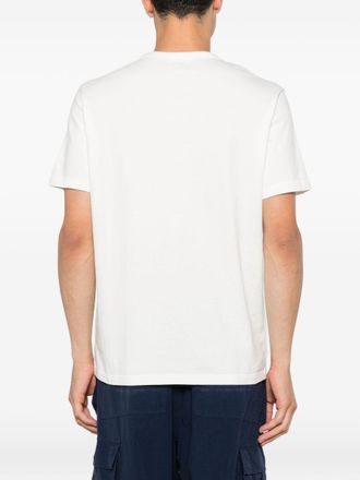 Kenzo Tiger-Embroidered Cotton T-Shirt - White