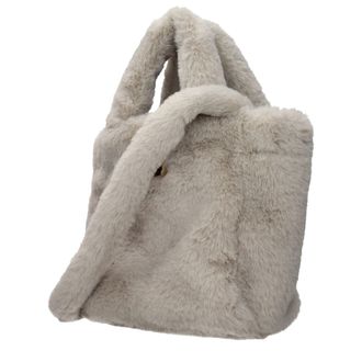 Herno Eco Fur Shoulder Bag - Gray