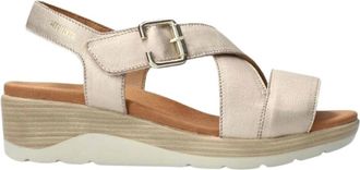 Mephisto Stijlvolle Claudine Damessandaal - Dames - Sandalen - Grijs - 42 EU - Schoenen