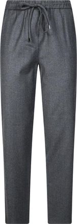 Antonelli Taralluccio Joggingbroek van Wol - Dames - Sweatpants - Grijs - S - Wol - Broeken