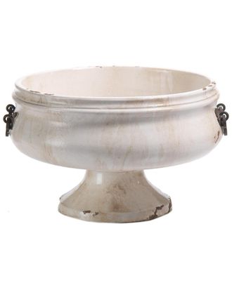 Zodax 16In Wide Corsica Pedestal Bowl