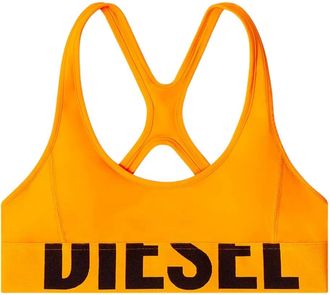 Diesel Allison-D-Pop cut-out sports bra - Orange