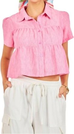 Sadie & Sage By The Sea Shirt In Pink