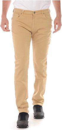 Daniele Alessandrini Jeans - Heren - Chinos - Beige - W32 - Katoen - Broeken