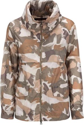 Woolrich Jassen, Dames, Bruin, M, Bruine A-Line Anorak