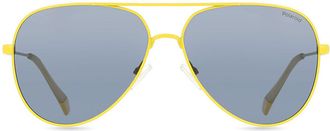 Polaroid PLD 6187/S Polarized 40G/C3 Mens Sunglasses Yellow Size 60
