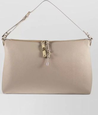 Furla shoulder bag textured finish adjustable strap