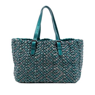 Bottega Veneta Pre-owned Bottega Veneta Medium Metallic Nappa Intrecciato Cesta Tote Ladies TE5FZQBU2Q6AEBP1
