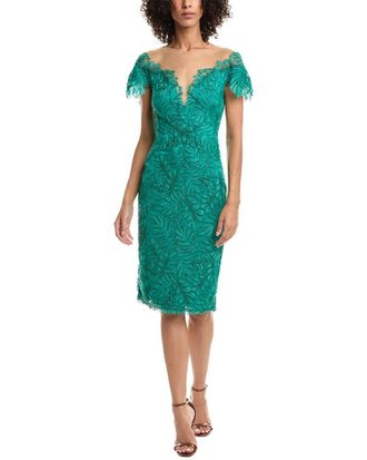 Tadashi Shoji Burgess Embroidered Lace Sheath Dress