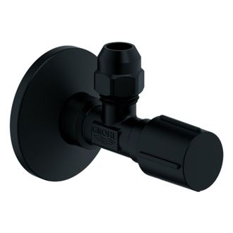 GROHE V&aacute;lvula De Escuadra 22074 1/2 X 3/8 Racor De Compresi&oacute;n 10mm Phantom Black, 22074kf0