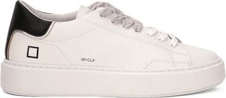 D.A.T.E. Sfera Sneaker - Dames - Sneakers - Wit - 39 EU - Katoen - Schoenen