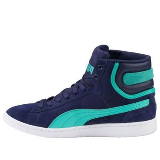 Puma (WMNS) PUMA Vikky Mid Navy White 356716-03
