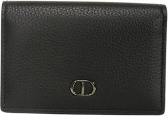 Dior Pre-owned CD Icon Grained Calfskin Card Holder - - Pre-owned - Donna - Nero - ONE SIZE